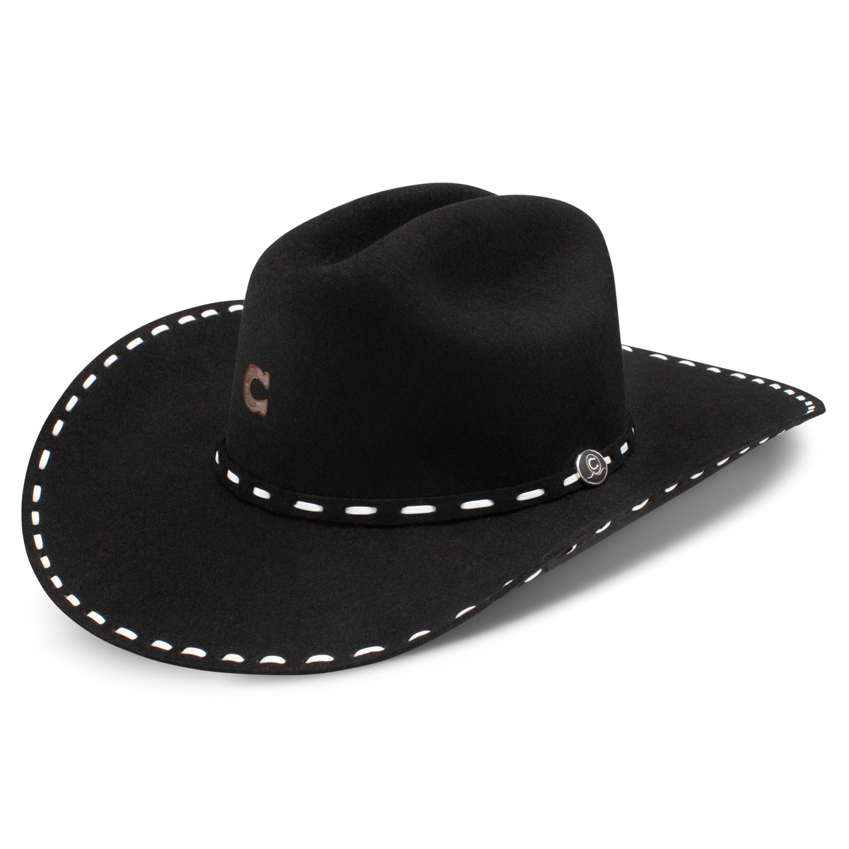 Charlie 1 Horse Bucksnort Hat 6 7 8 Black
