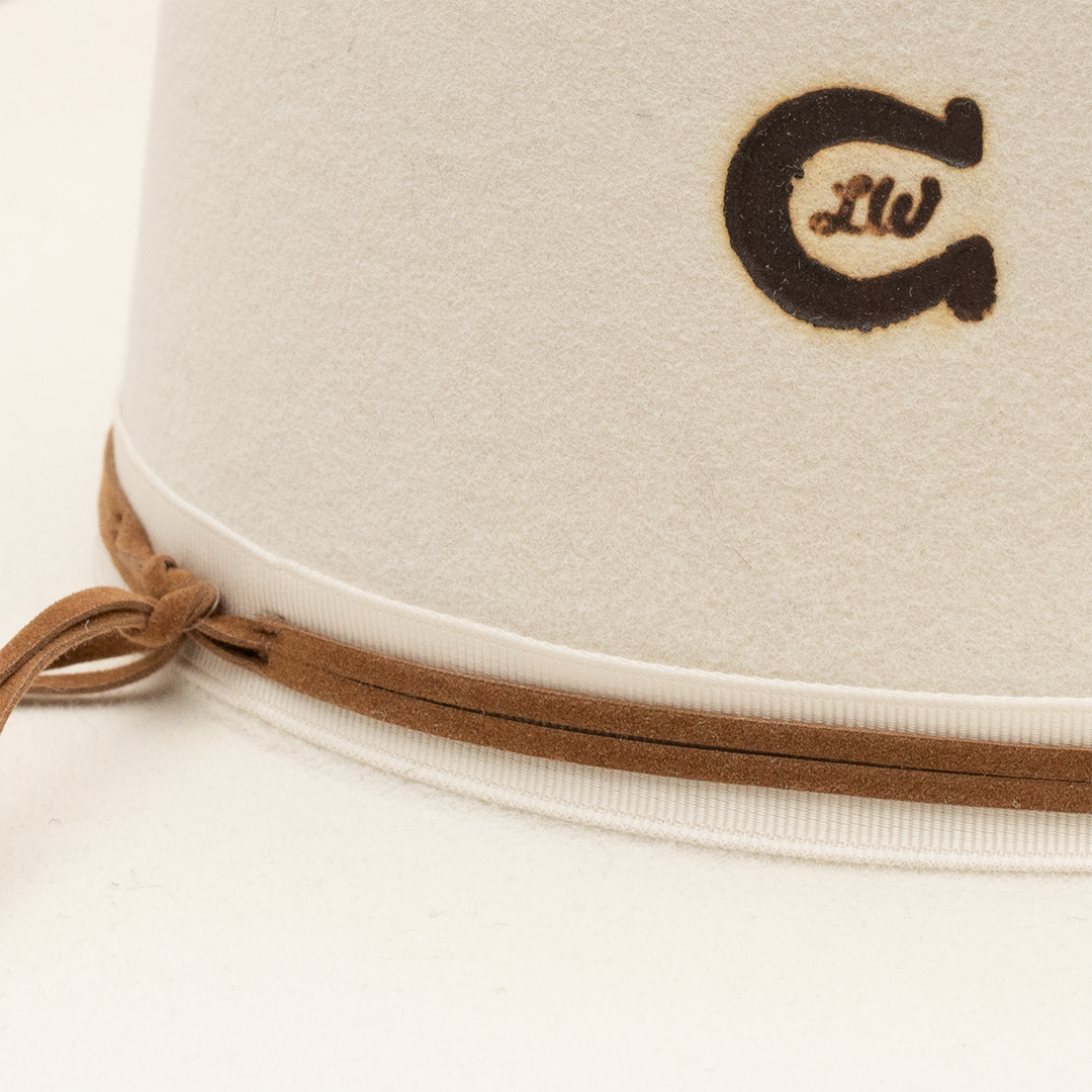 White Lightnin' Fashion Hat - Charlie 1 Horse