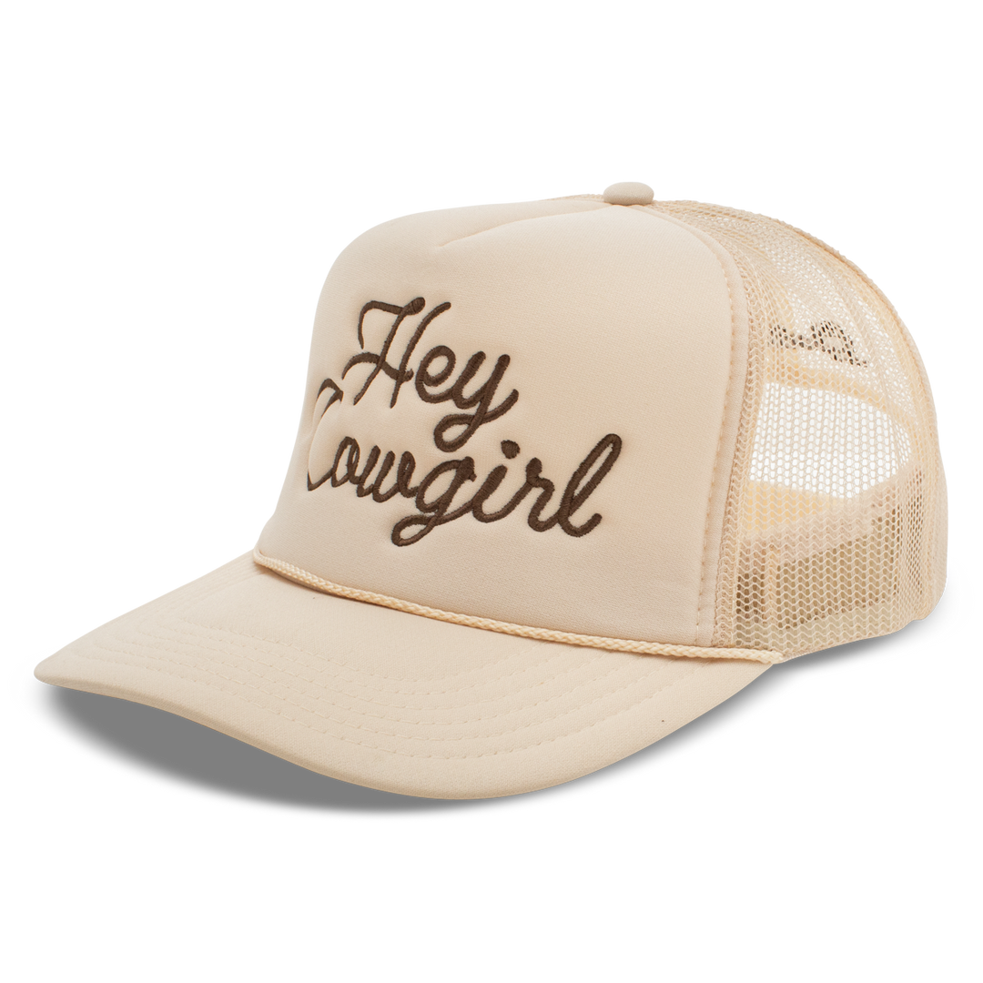 Hey Cowgirl Trucker Cap - Charlie 1 Horse