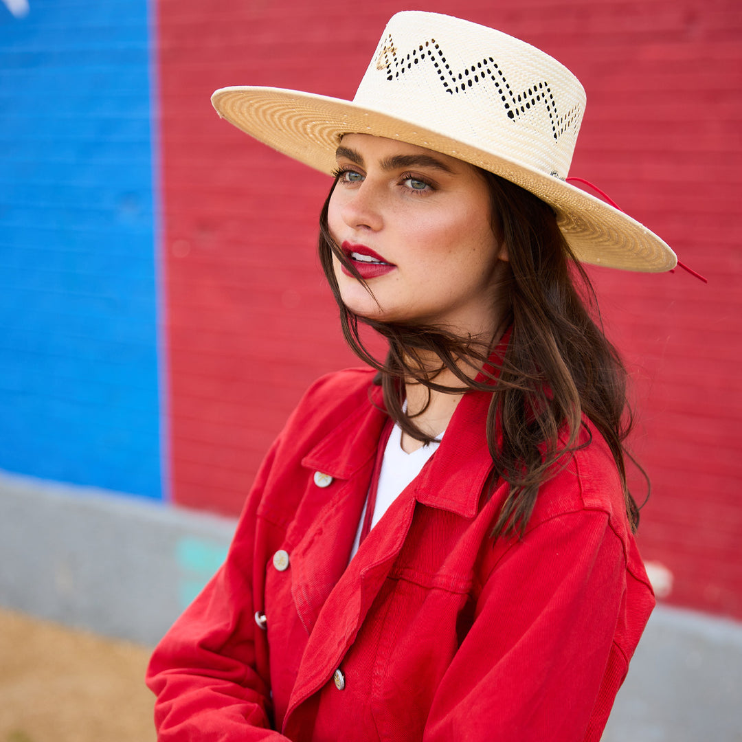Painted Borders Fashion Hat - Charlie 1 Horse
