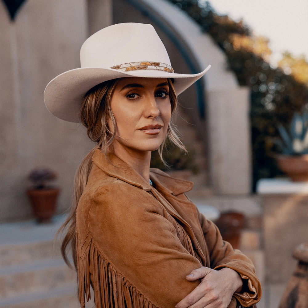 White Lightnin' Fashion Hat - Charlie 1 Horse