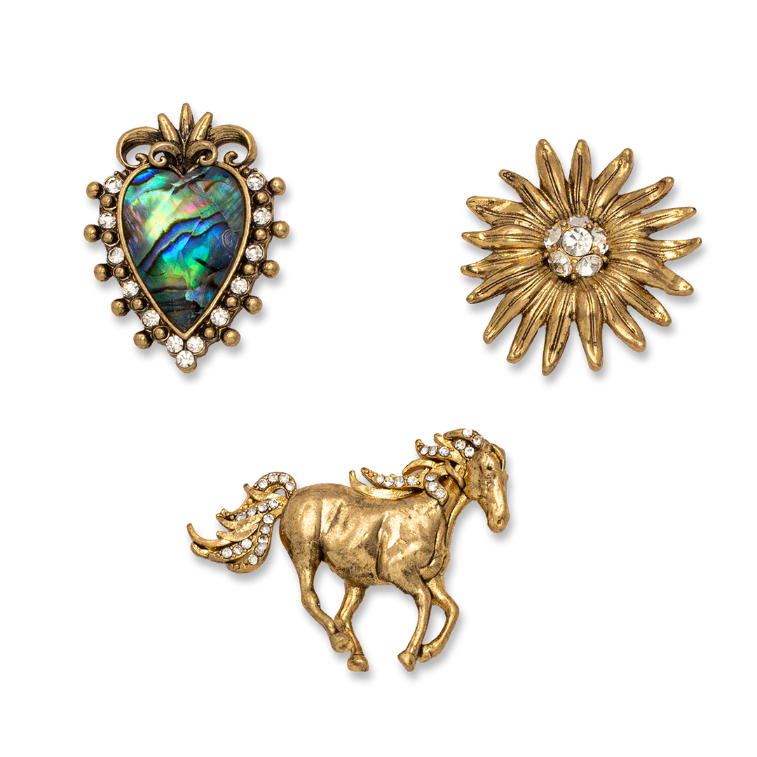 Motif Pins - Charlie 1 Horse