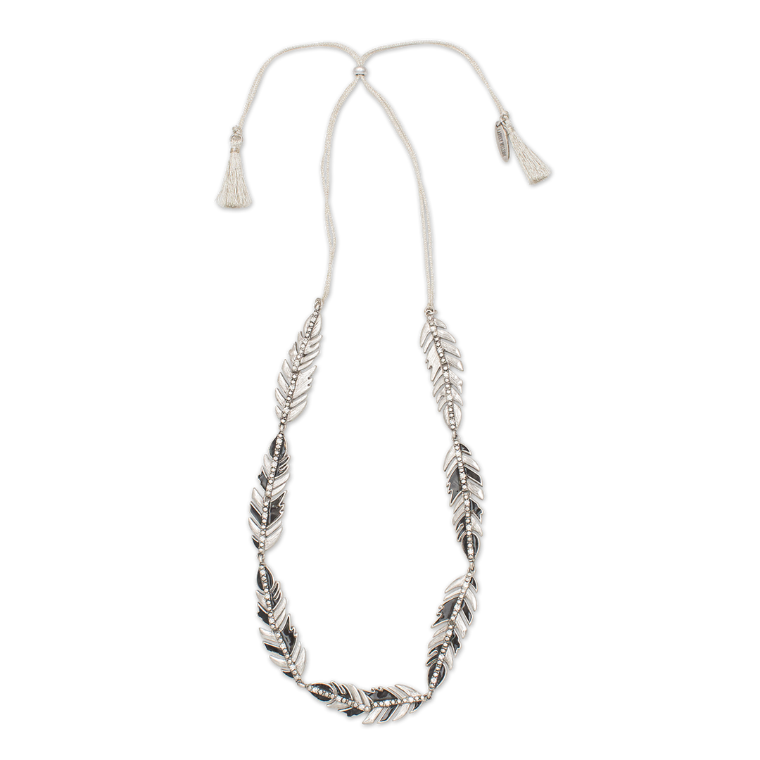 Black Feather Hat Band - Charlie 1 Horse