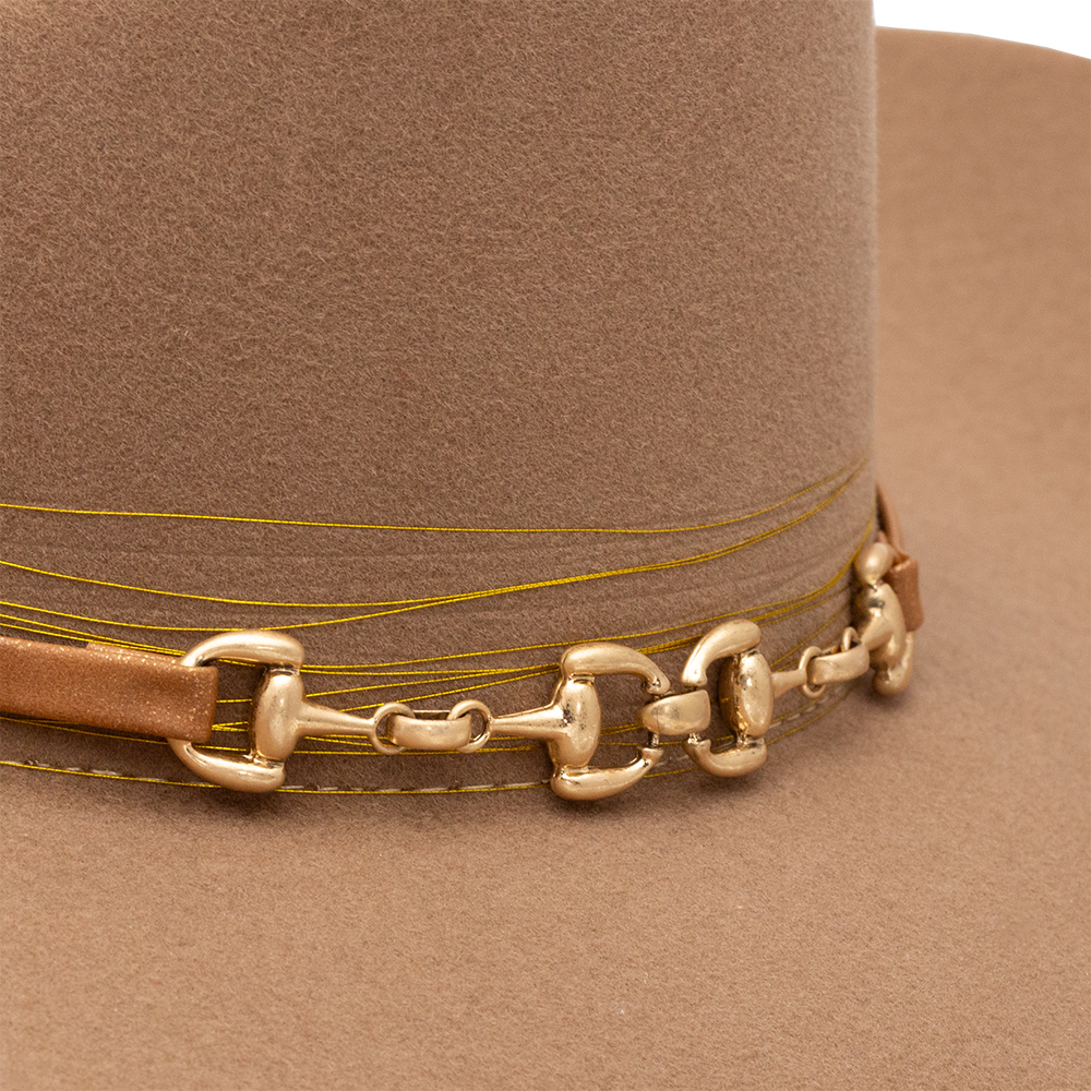 Metallic Suede Hat Band - Charlie 1 Horse