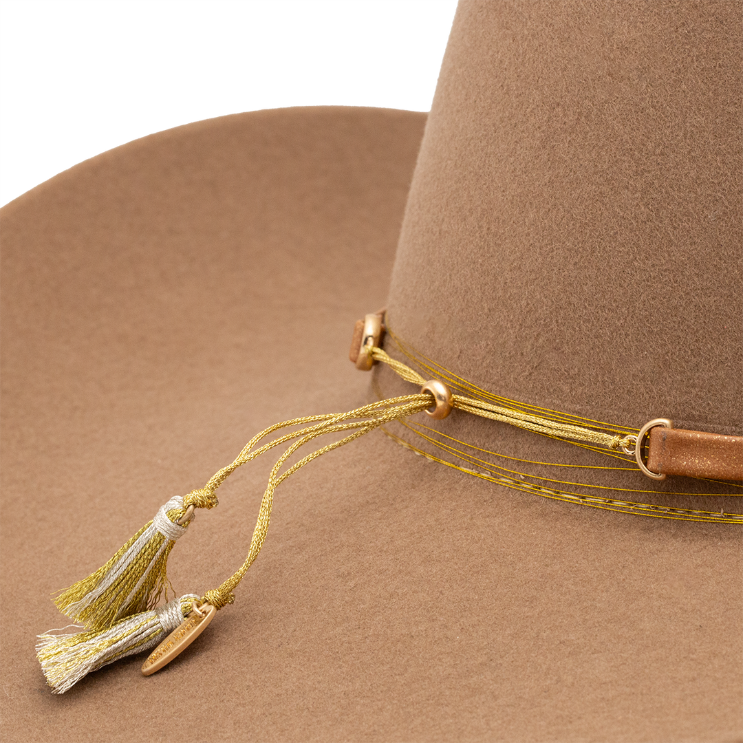 Metallic Suede Hat Band - Charlie 1 Horse