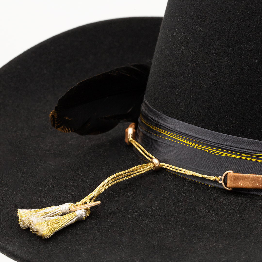 Metallic Suede Hat Band - Charlie 1 Horse