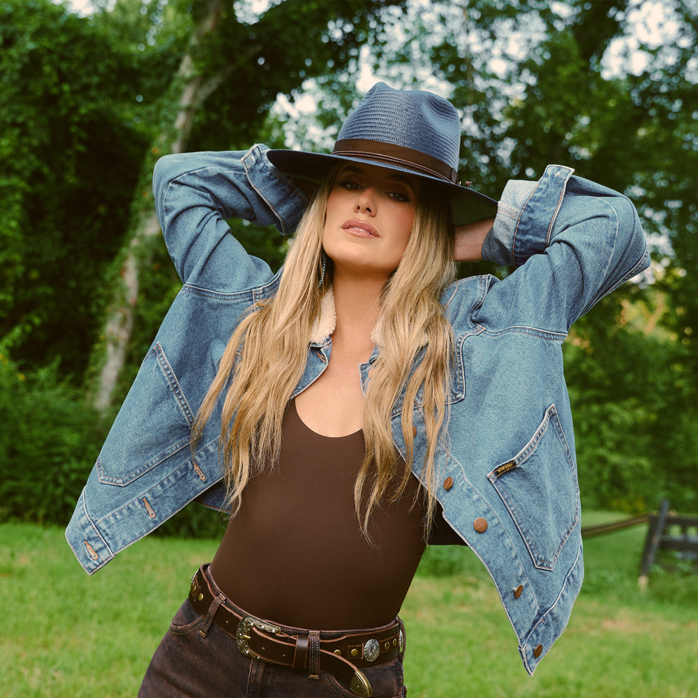 Baskin' Blue Fashion Hat - Charlie 1 Horse