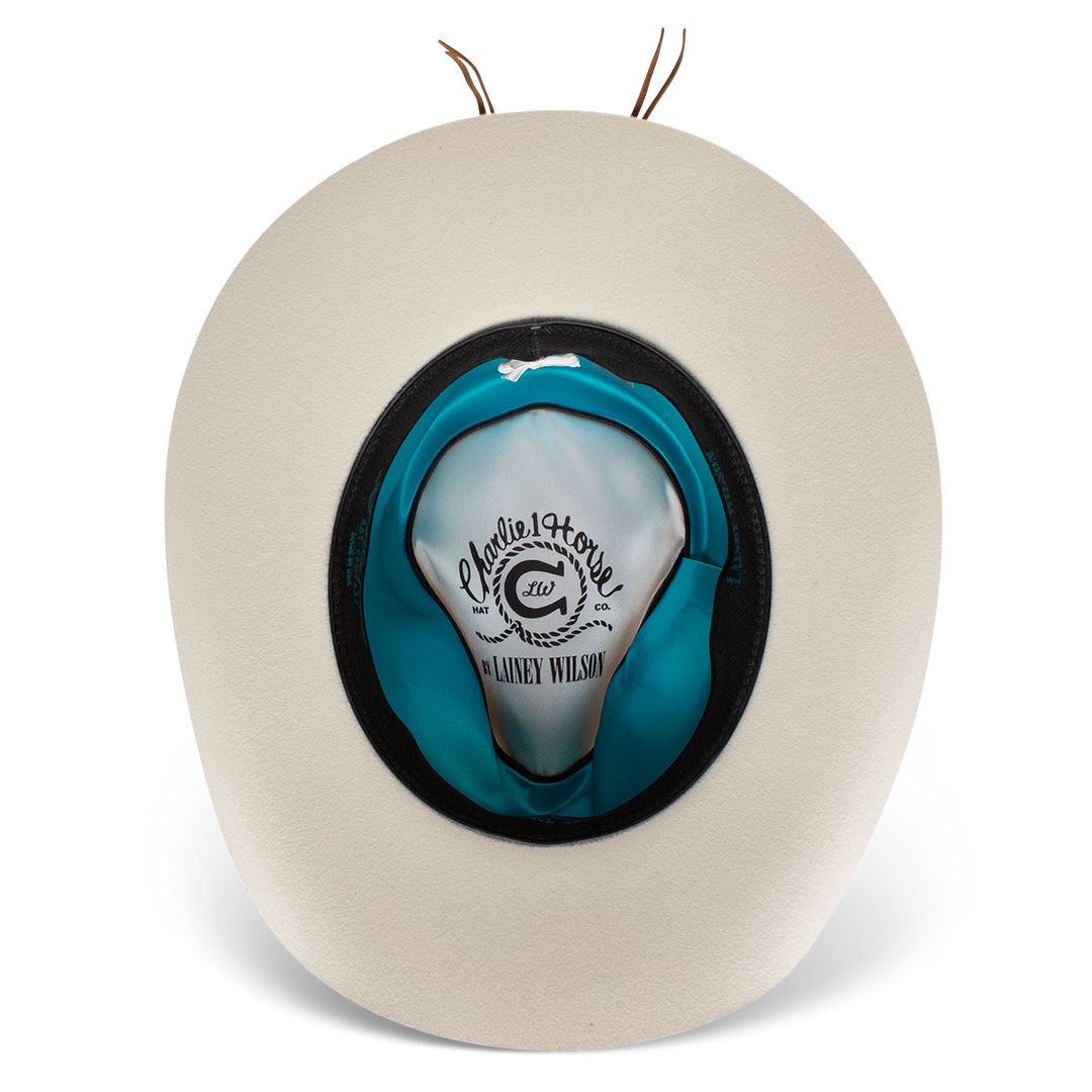 White Lightnin' Fashion Hat - Charlie 1 Horse