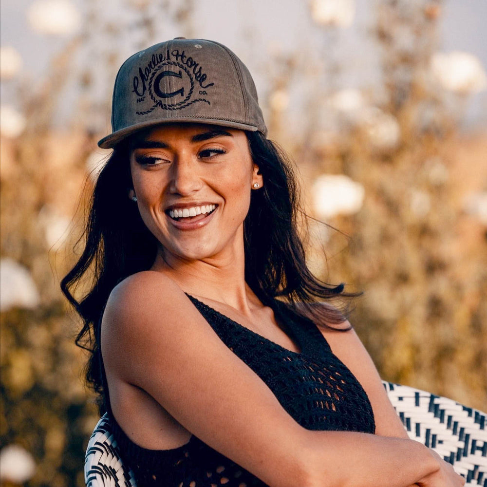 Corduroy Logo Cap - Charlie 1 Horse